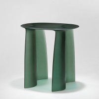 <a href="https://www.galeriegosserez.com/artistes/cober-lukas.html">Lukas Cober</a> - New Wave - Tabouret (Vert Volan)